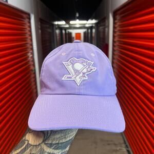 Pittsburgh Penguins Fight Cancer Hat Lavender NHL OSFM